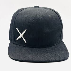 Mercer Culinary Unisex Adult Raised White Logo Cap, Black W/Small White Logo